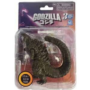 Super Impulse Godzilla Figure 3.75 Inch Green New Heat Rays Diorama 5607